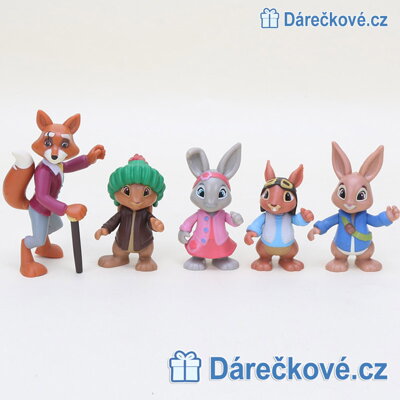 Figurky z pohádky Králíček Petr (Peter Rabbit), 5ks