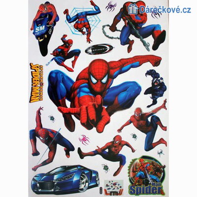 Samolepka Spiderman - různé obrázky, vel. 70x50cm