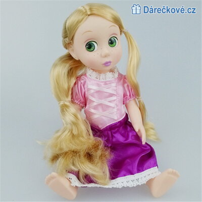 Krásná panenka Princezna Rapunzel, velikost 30cm