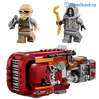 Star Wars Rey a Speeder, kosmická loď, kompatibilní s Lego