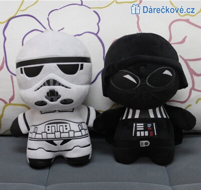 Plyšový Darth Vader + Stromtrooper, Star Wars, vel. 18cm (hračky Hvězdné války)