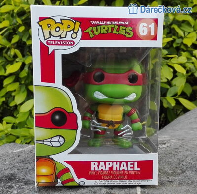 Figurka POP Ninja želvy - Rafaelo (Raphael)