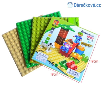 Lego Duplo základní deska 19x19 cm, výběr barev