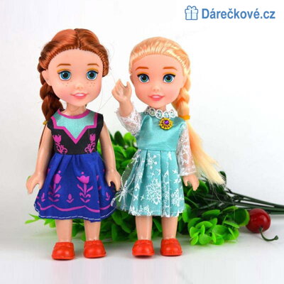 2x panenka Elza a Anna z ledového království (Frozen)