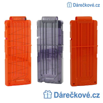 Zásobník na 12 nábojů pro pistole a pušky typu Nerf