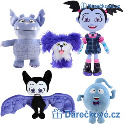 Plyšové hračky ze seriálu Vampirina