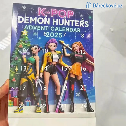 Adventní kalendář s figurkami K-pop: Lovkyně démonů (Demon Hunters)
