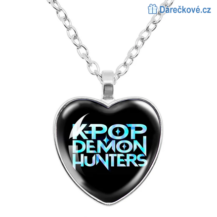 Náhrdelník srdce K-pop: Lovkyně démonů (Demon Hunters) Náhrdelník srdce K-pop: Lovkyně démonů (Demon Hunters)