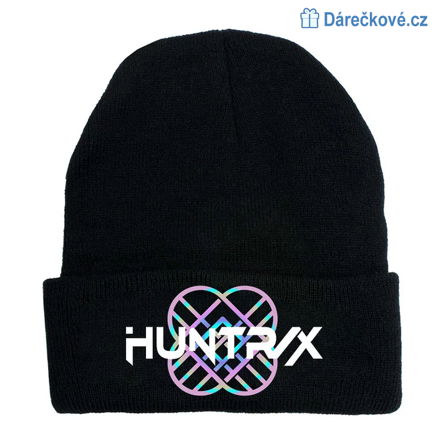 Černá zimní čepice K-pop: Lovkyně démonů (Demon Hunters)