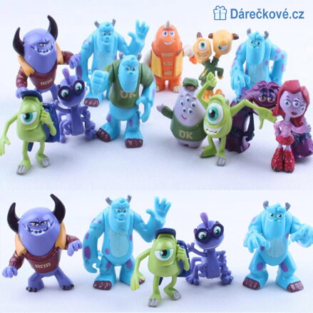 Figurky Příšerek s.r.o. 12 kusů (Monsters University)