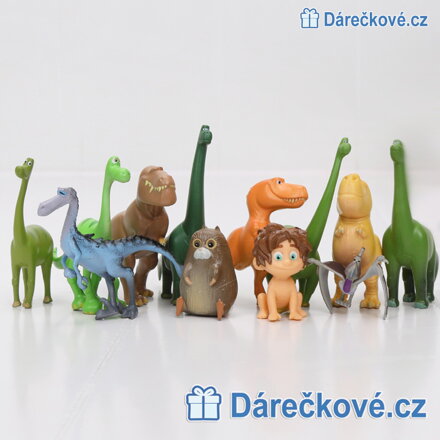 Figurky z pohádky Hodný dinosaurus (Good Dinosaur), 12ks