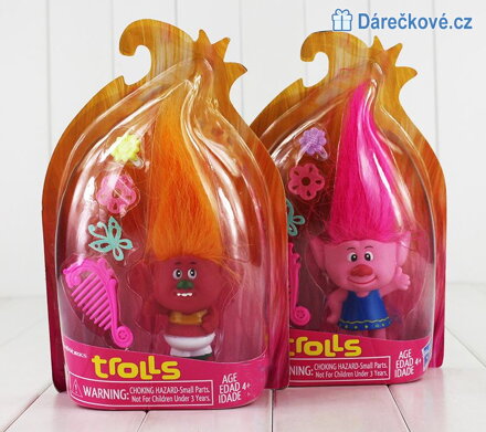 Figurky Trolů z filmu Trolové (Trolls)