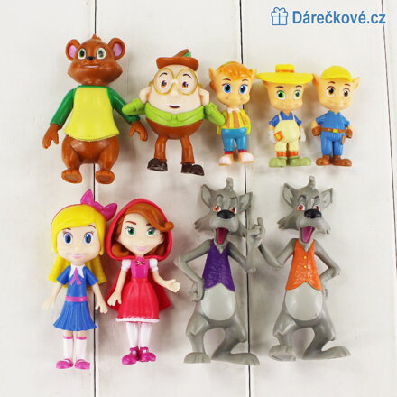 Figurky z pohádky Zlatovláska a medvídek (Goldie & Bear), 9 ks Figurky z pohádky Zlatovláska a medvídek (Goldie & Bear), 9 ks