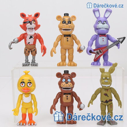 Figurky ze hry Five Nights at Freddy's, 6 ks (3 sety)