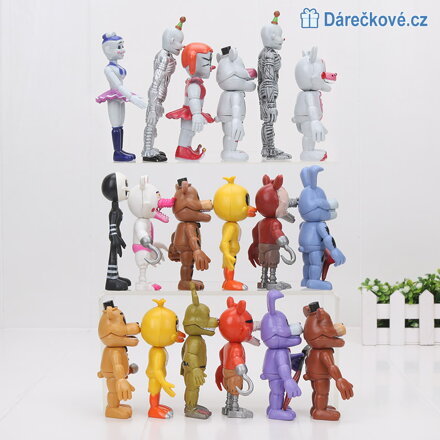Figurky ze hry Five Nights at Freddy's, 6 ks (3 sety)