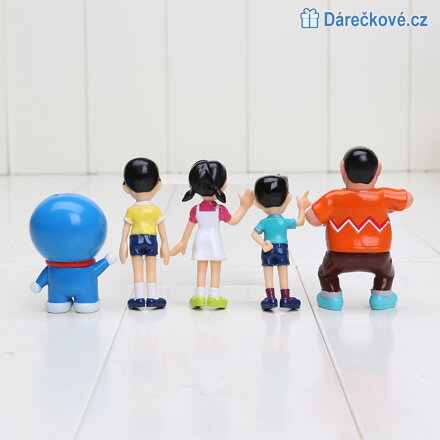 Figurky ze seriálu Doraemon, 5ks Figurky ze seriálu Doraemon, 5ks