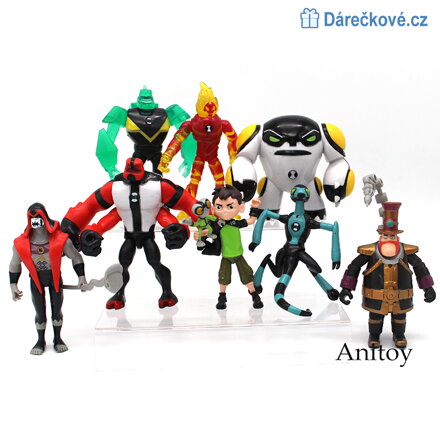 Figurky z pohádky Ben10, 9ks