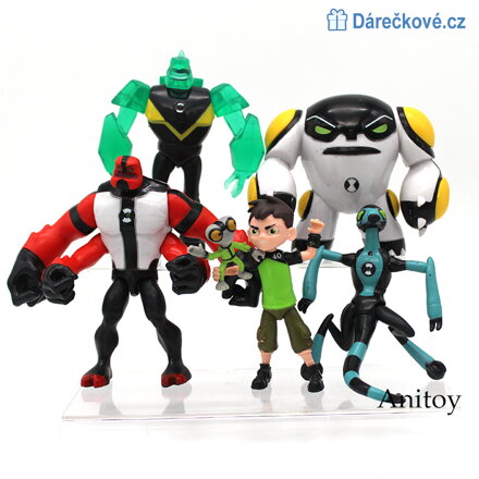 Figurky z pohádky Ben10, 9ks