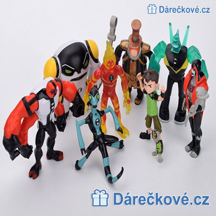 Figurky z pohádky Ben10, 9ks