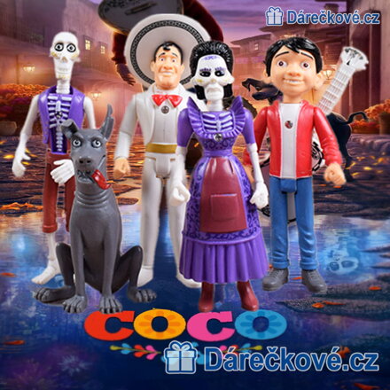 Figurky z pohádky Coco (Pixar), 5ks Figurky z pohádky Coco (Pixar), 5ks