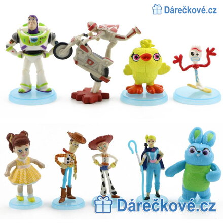 Figurky z pohádky Toy Story 4, vel. 5-8cm, 9 ks