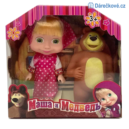 Figurky Máša z pohádky Máša a medvěd (Masha Bear), 4 typy