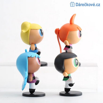 Figurky Powerpuff Girls, 4ks Figurky Powerpuff Girls, 4ks