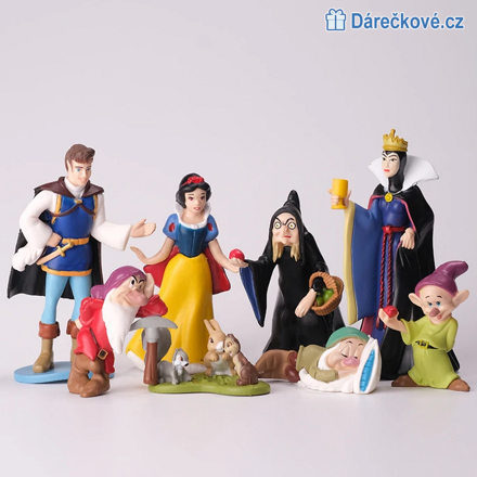 Figurky Sněhurka a 7 trpaslíků 8ks, typ 2 Figurky Sněhurka a 7 trpaslíků 8ks, typ 2