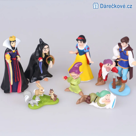 Figurky Sněhurka a 7 trpaslíků 8ks, typ 2 Figurky Sněhurka a 7 trpaslíků 8ks, typ 2
