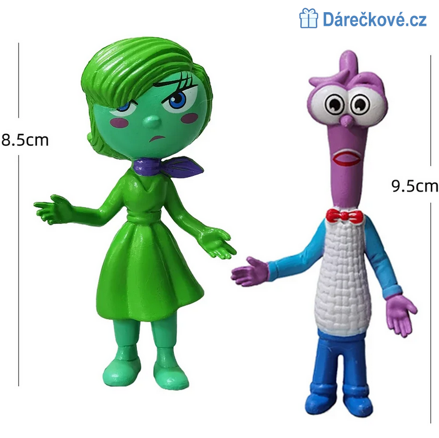 Figurky z pohádky V hlavě, 6ks (Inside Out)