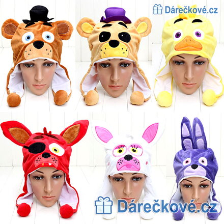  Stylová čepice ze hry Five Nights at Freddy's