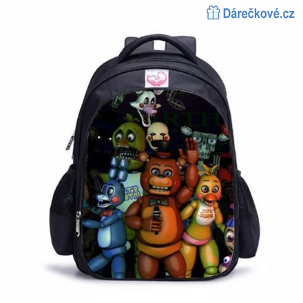 Dětský školní batoh na zip Five Nights at Freddy's, typ 3