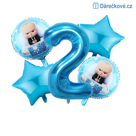 Mimi šéf (The Boss Baby) narozeninový set balonků 5ks