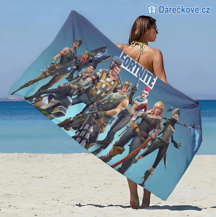 Osuška Fortnite, vel. 140x70 cm, typ 2