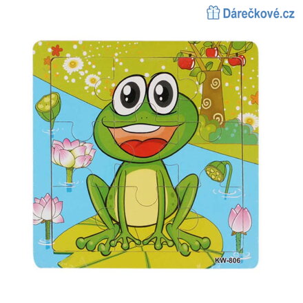 Dřevěné malé puzzle pro nejmenší