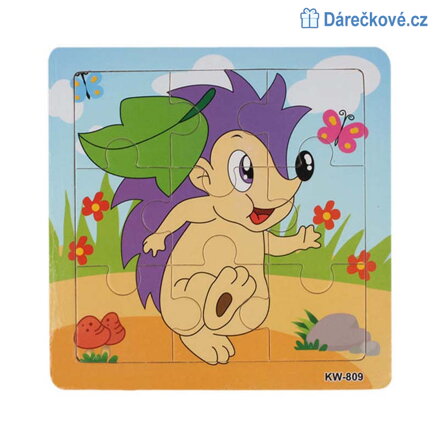 Dřevěné malé puzzle pro nejmenší