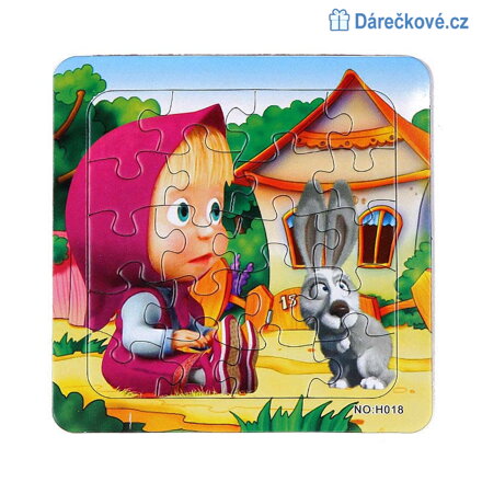 Papírové puzzle Máša a medvěd 