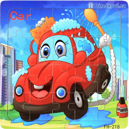 Dřevěné malé puzzle pro nejmenší