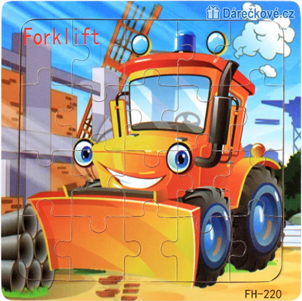 Dřevěné malé puzzle pro nejmenší