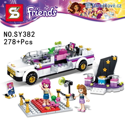 Popová hvězda, 278 dílků, kompatibilní s Lego 