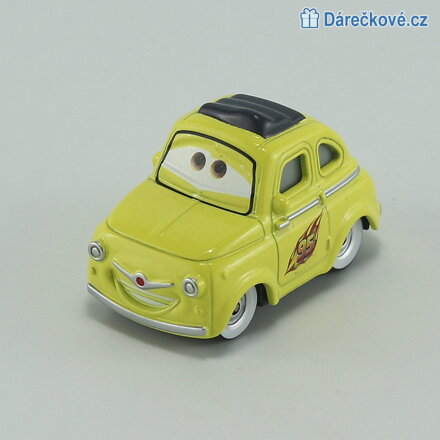Luigi - kovové autíčko 1:55, Disney Pixar Cars
