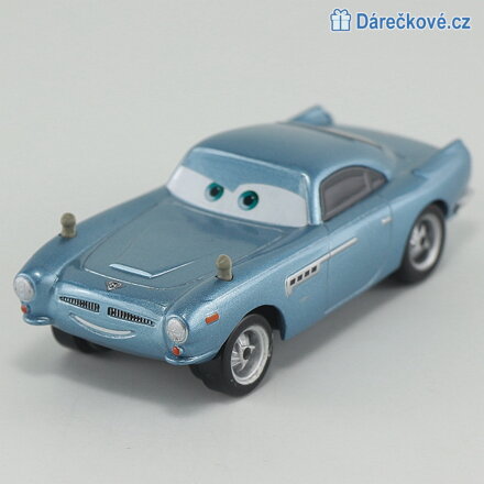 Finn McMissile - kovové autíčko 1:55, Disney Pixar Cars (auta)