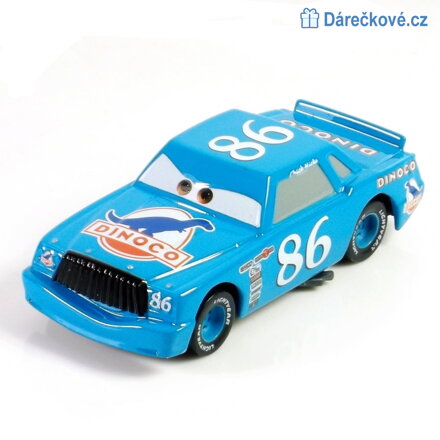 Dinoco Chick Hicks - kovové autíčko 1:55, Disney Pixar Cars (auta)