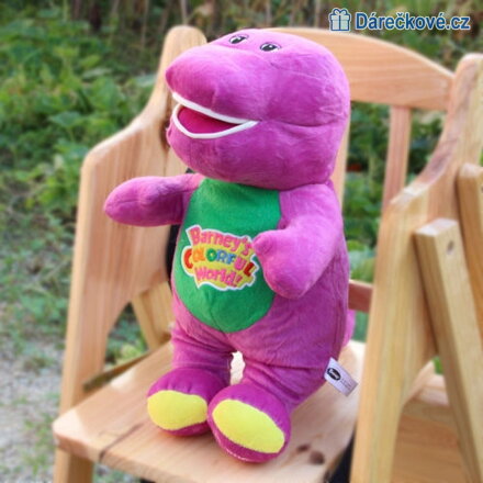 Plyšový dinosaurus Barney, vel. 30cm 