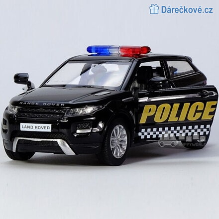 Kovový model Policejního Land Roveru Evoque 1:36