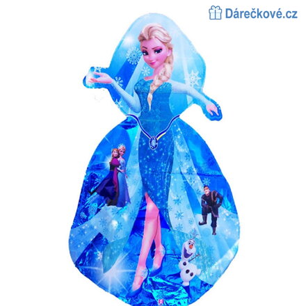 Foliový balón princezna Elza z Ledového království, vel. 95x55cm (Frozen)