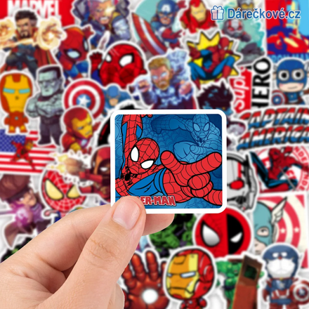 Samolepky 100 ks Marvel (Avengers)