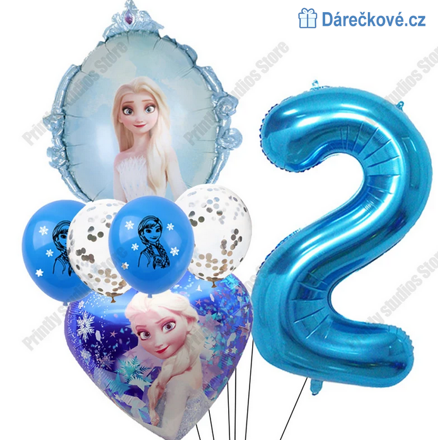 Ledové království (Frozen) narozeninový set balonků, typ 2