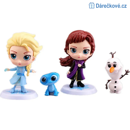 Figurky Ledové království (Frozen), 4ks