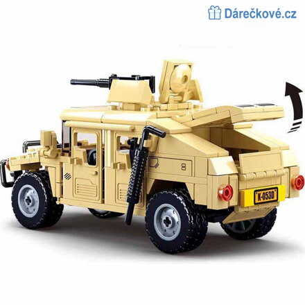 Zásahové vojenské vozidlo, 265 dílků, kompatibilní s Lego